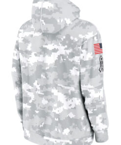 Jacksonville Jaguars Camo 2024 Salute To Service Club Hoodie