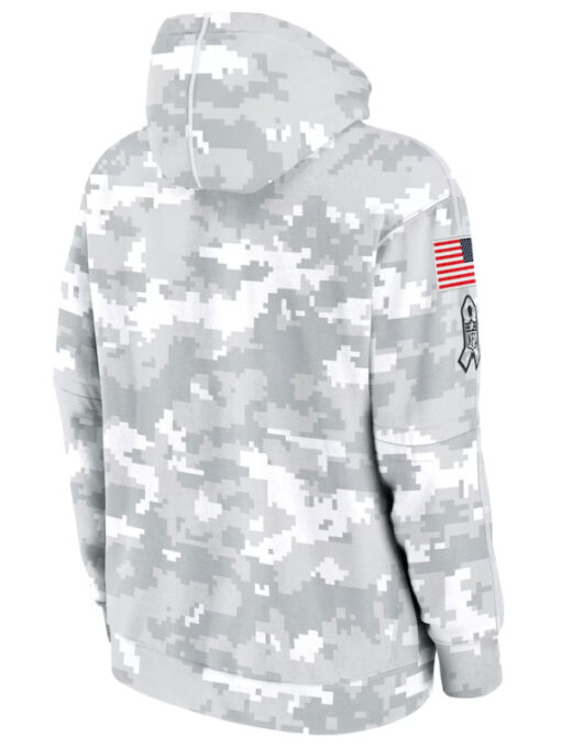 Kansas City Chiefs Camo 2024 Salute To Service Club Hoodie