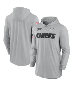 Kansas City Chiefs Salute To Service 2024 Long Sleeve Hooded T-Shirt