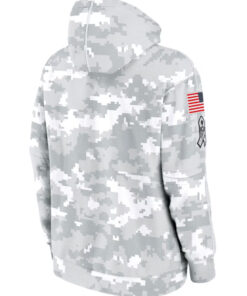 Las Vegas Raiders Camo 2024 Salute To Service Club Fleece Hoodie