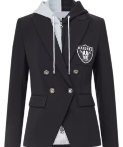 Las Vegas Raiders Veronica Beard Black Dickey Jacket