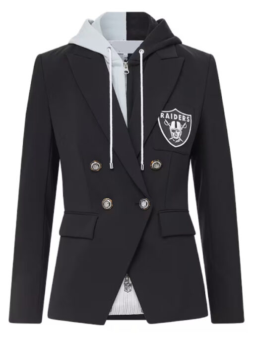 Las Vegas Raiders Veronica Beard Black Dickey Jacket