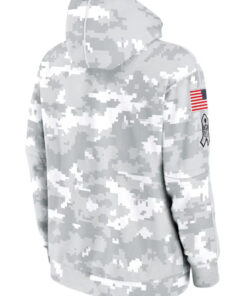 New Orleans Saints Camo 2024 Salute To Service Club Fleece Hoodie