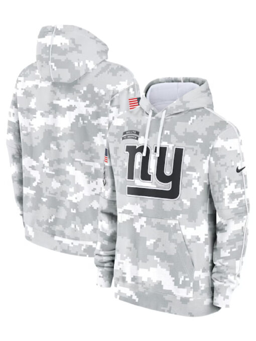 New York Giants Camo 2024 Salute To Service Hoodie