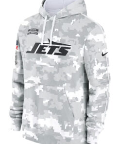 New York Jets Camo 2024 Salute To Service Club Hoodie