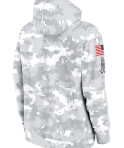 Philadelphia Eagles 2024 Salute To Service Club Pullover Hoodie