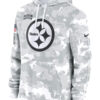 Pittsburgh Steelers Camo 2024 Salute To Service Club Fleece Hoodie