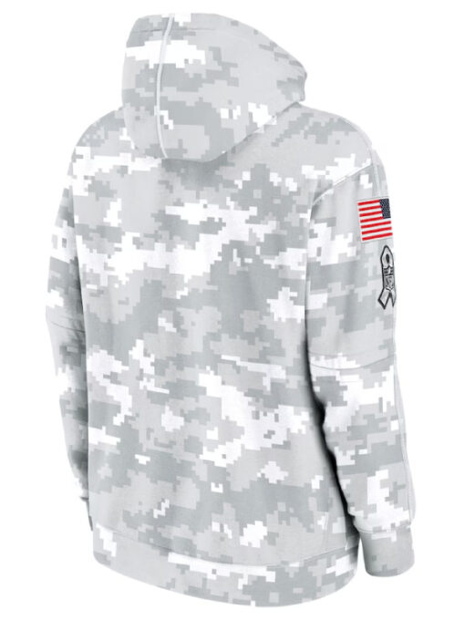 Pittsburgh Steelers Camo Salute To Service Club Fleece Hoodie