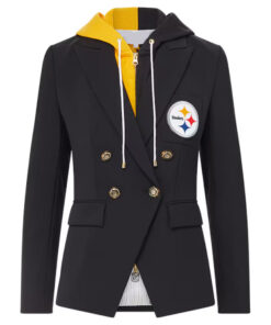 Pittsburgh Steelers Veronica Beard Black Dickey Jacket