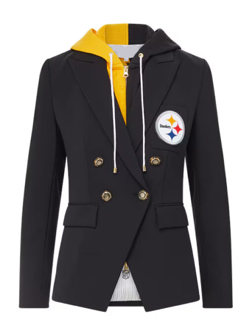 Pittsburgh Steelers Veronica Beard Black Dickey Jacket