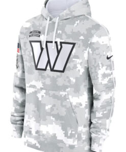 Washington Commanders Camo 2024 Salute To Service Club Hoodie