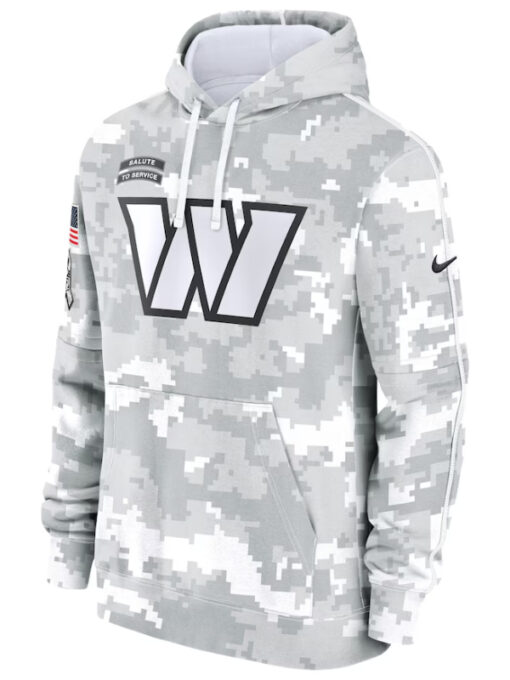 Washington Commanders Camo 2024 Salute To Service Club Hoodie