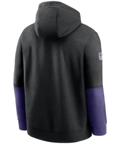 Baltimore Ravens 2024 Sideline Club Pullover Hoodie