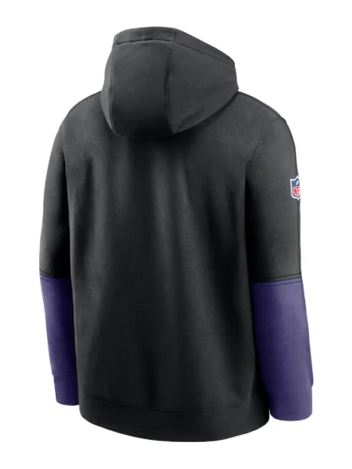 Baltimore Ravens 2024 Sideline Club Pullover Hoodie