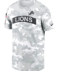 Detroit Lions 2024 Salute To Service Performance T-Shirt