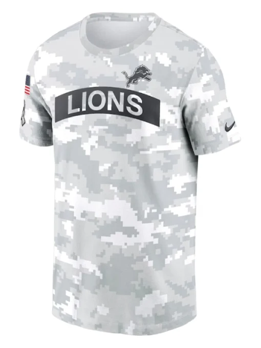 Detroit Lions 2024 Salute To Service Performance T-Shirt