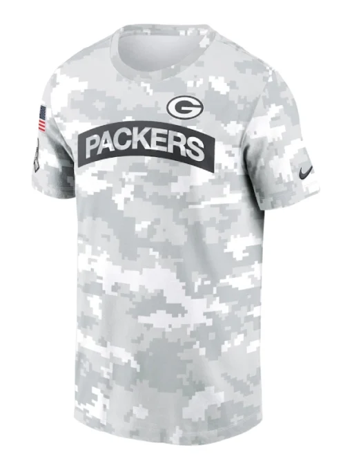 Green Bay Packers 2024 Salute To Service Performance T-Shirt