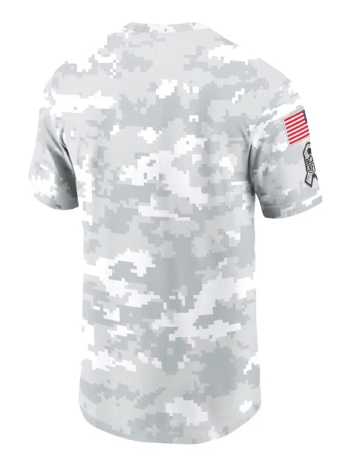 Kansas City Chiefs Camo 2024 Salute To Service Performance T-Shirt