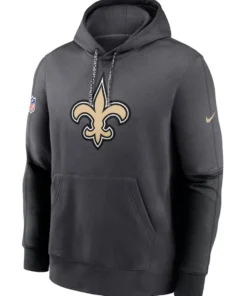 New Orleans Saints 2024 Sideline Club Pullover Hoodie