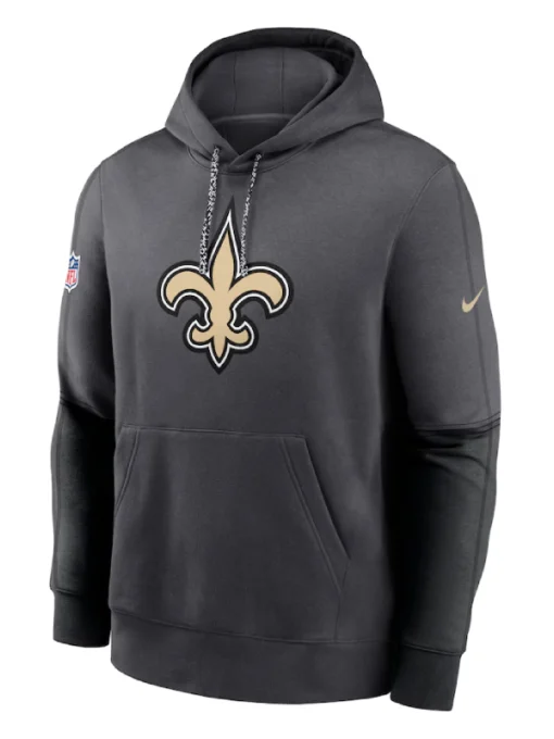 New Orleans Saints 2024 Sideline Club Pullover Hoodie