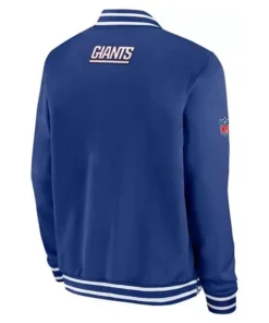 New York Giants Full-Zip Blue Jacket