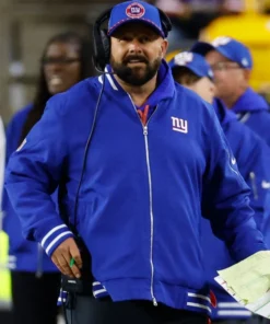 New York Giants Full-Zip Bomber Jacket