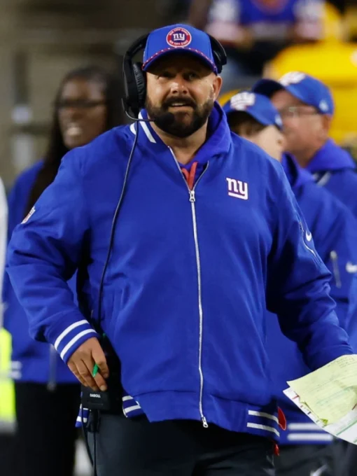 New York Giants Full-Zip Bomber Jacket