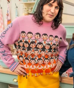 Noel Fielding School Choir Print Sweater