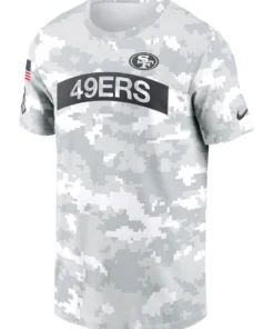 San Francisco 49ers 2024 Salute To Service Performance T-Shirt