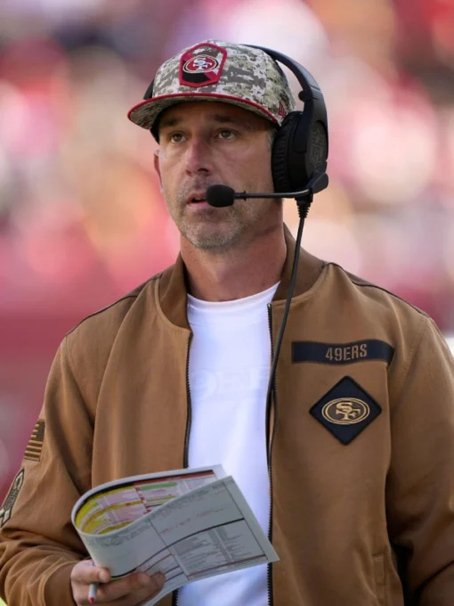 San Francisco 49ers Salute To Service Brown Bomber Jacket