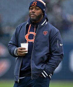 Chicago Bears Sideline Coach Bomber Jacket