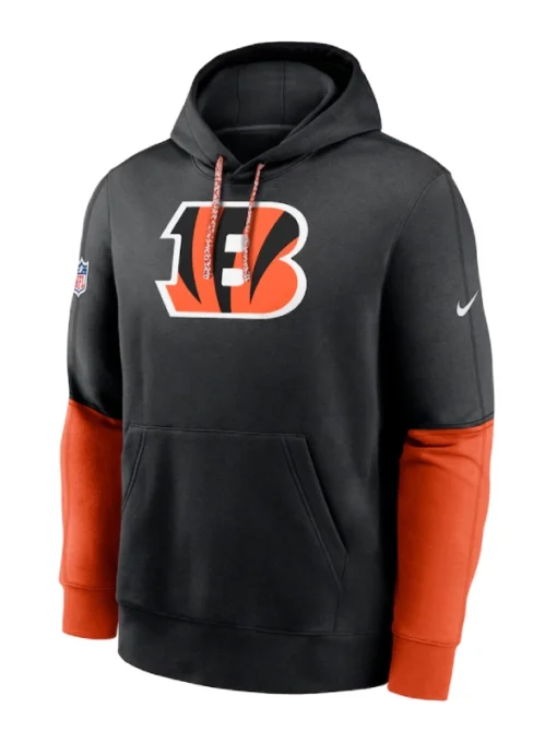 Cincinnati Bengals Sideline 2024 Club Black Hoodie