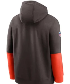 Cleveland Browns Sideline 2024 Brown Hoodie