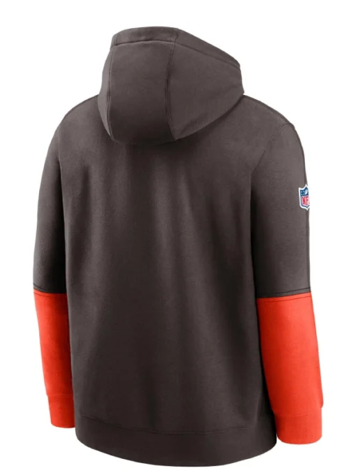 Cleveland Browns Sideline 2024 Brown Hoodie