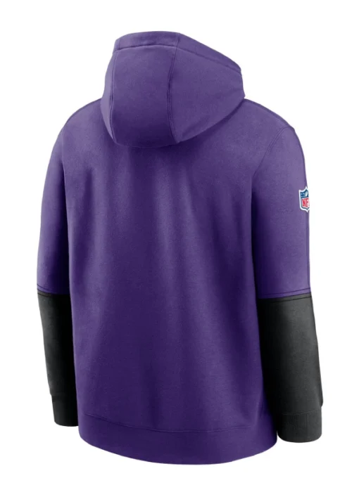 Minnesota Vikings Sideline 2024 Purple Hoodie