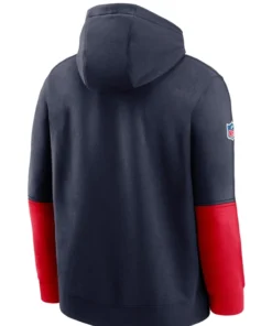 New England Patriots Sideline 2024 Blue Hoodie