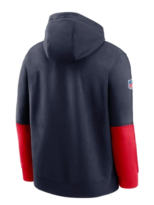 New England Patriots Sideline 2024 Blue Hoodie