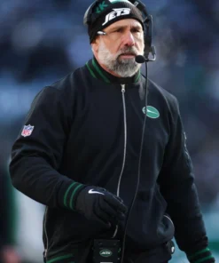 New York Jets Sideline Coach Bomber Jacket