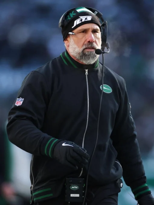 New York Jets Sideline Coach Bomber Jacket