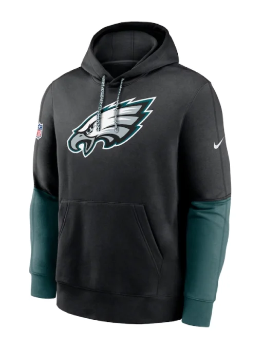 Philadelphia Eagles Sideline 2024 Black Hoodie