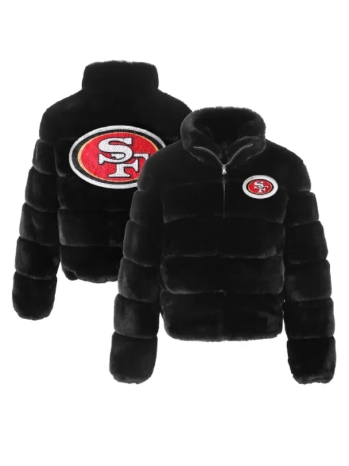 San Francisco 49ers Faux Fur Jacket