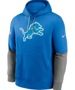 Sideline Detroit Lions 2024 Blue Club Hoodie