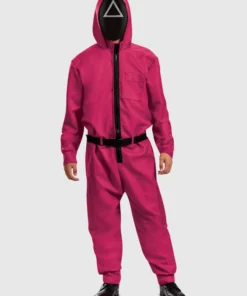 Squid Game Guard Pink Jumpsuit