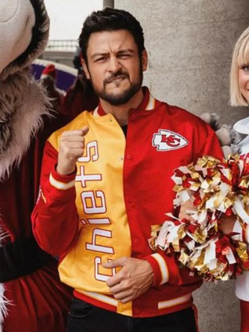 Tyler Hynes Holiday Touchdown A Chiefs Love Story Derrick Chiefs Jacket