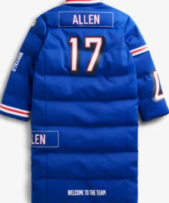 Buffalo Bills Josh Allen Off Season Puffer Long Coat