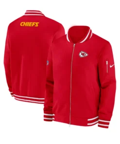 Chiefs Sideline Coach Bomber Jacket