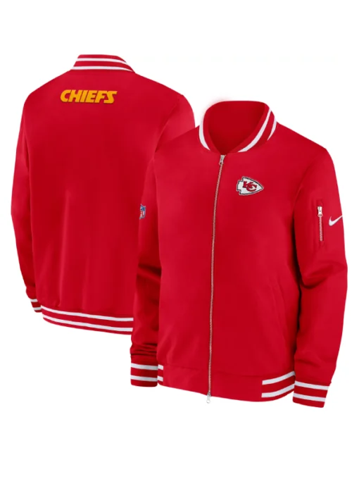 Chiefs Sideline Coach Bomber Jacket