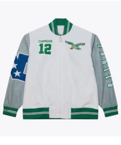 Dawn Staley Randall Cunningham Philadelphia Eagles White Jacket