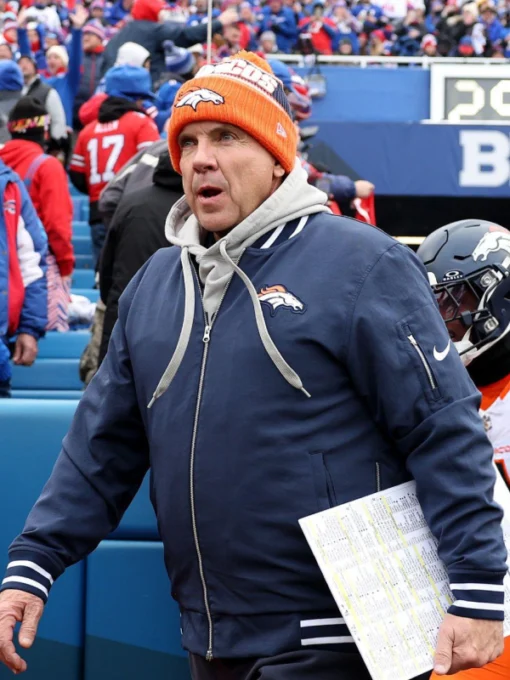 Denver Broncos Sideline Coach Bomber Jacket