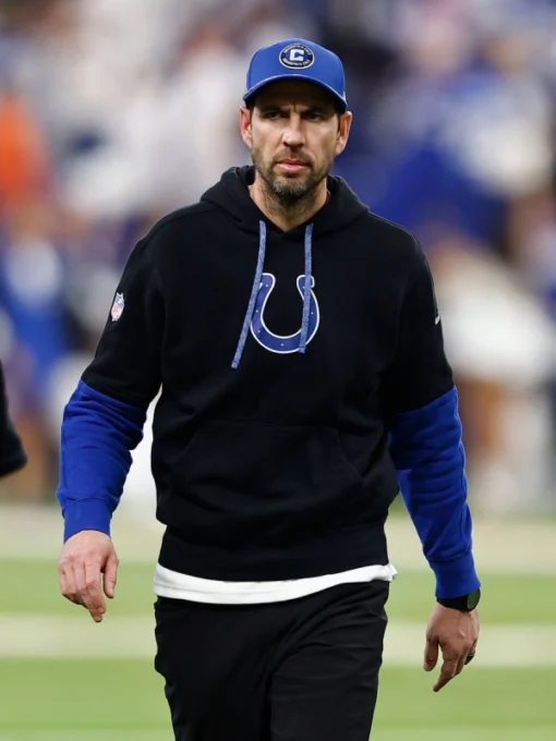 Indianapolis Colts Sideline Pullover Black Hoodie